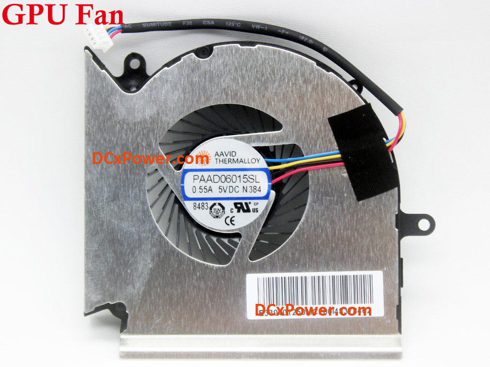(image for) Laptop Internal Fan for MSI MS-17C5 MS-17C6 MS-17C7 MS-17C8 Series CPU GPU Cooling Inside Left Right Cooler Assembly Genuine